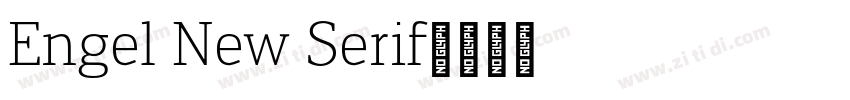 Engel New Serif字体转换